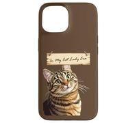 Custodia per iPhone 15 Curioso Tabby Nella Mia Gatta Lady Era