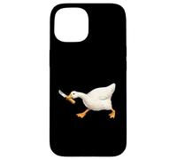 Custodia per iPhone 15 Cute but Dangerous Duck with Knife Funny Silly Duck Meme