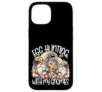 Custodia per iPhone 15 Cute Easter Accessories For Mom Egg Hunting With My Gnomies