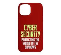 Custodia per iPhone 15 Cyber Security Hacker etico Proteggere il mondo in ombra