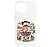 Custodia per iPhone 15 Dabbing - Vestito Dirndl da ragazza tedesca Edelweiss Oktoberfest