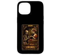 Custodia per iPhone 15 Darkness Skeleton Nail Boss The Nail Techs Life Tarocchi Carta