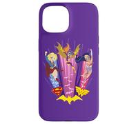 Custodia per iPhone 15 DC Super Hero Girls Super Trio