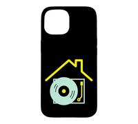 Custodia per iPhone 15 Deejay I Love House Music - House Music DJ Turntable