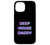 Custodia per iPhone 15 Deep House Daddy EDM Electro Music Festival Dad Father Rave