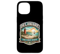 Custodia per iPhone 15 Delaware Il primo viaggio di ricordo dei visitatori di stato