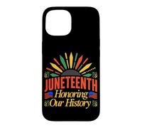 Custodia per iPhone 15 Design per la Celebrazione del Juneteenth