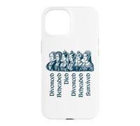 Custodia per iPhone 15 Destini delle sei mogli di Enrico VIII Navy Print