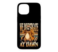 Custodia per iPhone 15 Detective procioni indaghiamo all'alba