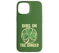 Custodia per iPhone 15 Dibs on the Ginger St Patrick's Shamrock Donne Ragazze