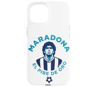 Custodia per iPhone 15 Diego Maradona - Pallone da calcio vintage El Pibe De Oro