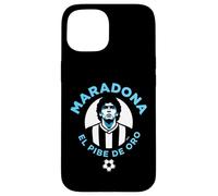 Custodia per iPhone 15 Diego Maradona Vintage El Pibe De Oro Giocatore di calcio retrò