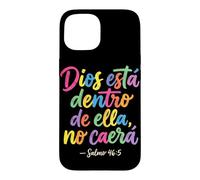 Custodia per iPhone 15 Dios Esta Dentro De Ella No Caera Cristianos Fede religiosa