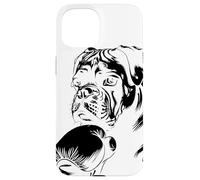 Custodia per iPhone 15 Disegno di cane da boxe Pugile dilettante
