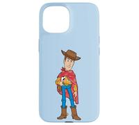 Custodia per iPhone 15 Disney and Pixar's Toy Story 5 Woody with Poncho Big Pose