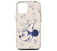 Custodia per iPhone 15 Disney Minnie e Topolino Teste Retro Vintage Classic