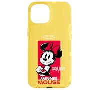 Custodia per iPhone 15 Disney Racing Minnie Mouse Turbo Troop Race Car Driver