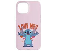 Custodia per iPhone 15 Disney Stitch "Love Me!" Funny Valentine's Day