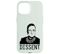 Custodia per iPhone 15 DISSENT RUTH BADER GINSBURG RBG Icona Femminista Meme