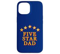 Custodia per iPhone 15 Divertente festa del papà a cinque stelle