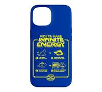 Custodia per iPhone 15 Divertente Scienza Sarcasmo Ipotesi Infinite Energy Loop Cat