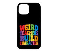 Custodia per iPhone 15 Divertente Strano Insegnanti Costruire Personaggio Design