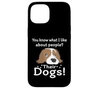 Custodia per iPhone 15 Dog Groomer Sai cosa mi piace delle persone che amano il loro cane