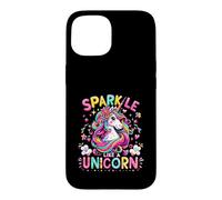 Custodia per iPhone 15 Donna - Sparkle Like A Unicorn Cute Unicorn Lover Magical