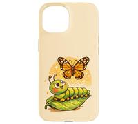 Custodia per iPhone 15 Dream of the Caterpillar - Simpatico design con farfalla ispiratrice