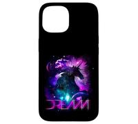 Custodia per iPhone 15 Dream Unicorn Magical Space Nebulosa Art Galaxy Fantasy Design