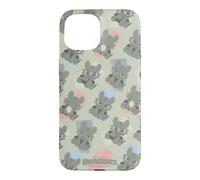 Custodia per iPhone 15 DreamWorks Dragons Toothless Expression Paint Strokes