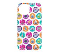 Custodia per iPhone 15 DreamWorks Trolls Character Icons All Over Print