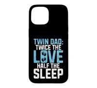 Custodia per iPhone 15 Due volte l'amore metà del sonno Twin Dad