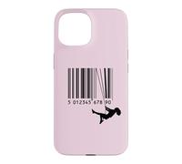 Custodia per iPhone 15 ean code girl altalena out of the box extra LOL nero