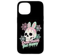 Custodia per iPhone 15 Easter Dead Inside ma Hoppy Skull Bunny Pastel Goth