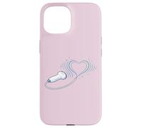 Custodia per iPhone 15 Ecografo Ultrasound Tech Heart Probe Love Scanner