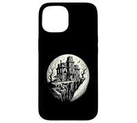 Custodia per iPhone 15 Edgar Allan Poe Raven Letteratura gotica Poesia macabra