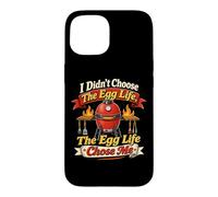 Custodia per iPhone 15 Egg Life - Barbecue divertente per barbecue Pitmaster