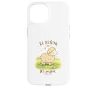 Custodia per iPhone 15 El Señor Es Mi Pastor Agnello Design Salmo 23:1 Carino Pecora