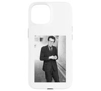 Custodia per iPhone 15 Elvis Costello Guardando la foto dell'era dei detective 1977