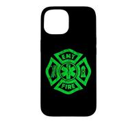 Custodia per iPhone 15 Emergency Medical Services EMS EMR EMT Firefighter Paramedic