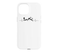 Custodia per iPhone 15 escursioni montagne alpi ECG battito cardiaco all'aperto bou