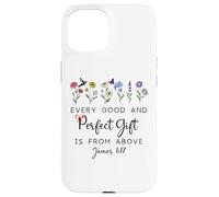 Custodia per iPhone 15 Every Good Perfect is From Above Sign Bible Verse James 1:17