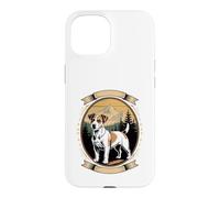 Custodia per iPhone 15 Evolution Of The Jack Russell Terrier