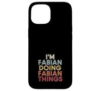 Custodia per iPhone 15 Fabian Name Fabian Personalized Name First Given