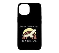 Custodia per iPhone 15 Facilmente distratto dagli uccelli ornitologia Wildlife Birder