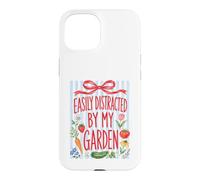 Custodia per iPhone 15 Facilmente distratto dal mio giardino Giardinaggio Fiori Verdure
