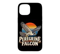 Custodia per iPhone 15 Falco pellegrino Raptor Amante Birdwatching