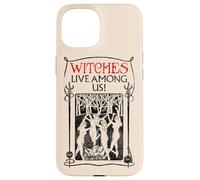 Custodia per iPhone 15 Fantastic Beasts and Where to Find Them Witches Among Us