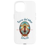 Custodia per iPhone 15 Faro di Torre del Mar Spagna